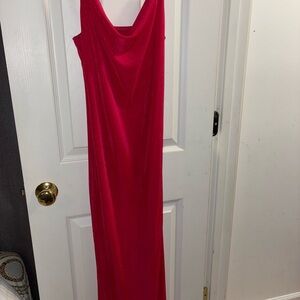 Livi by Olivia Rae Small Hot Pink Midi Dress